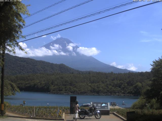 西湖からの富士山