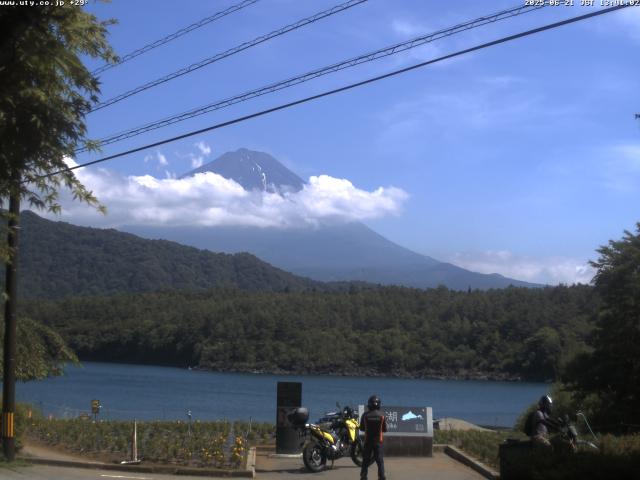 西湖からの富士山