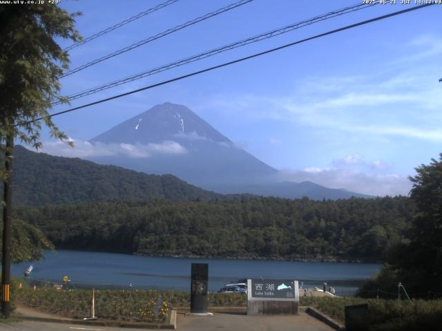 西湖からの富士山