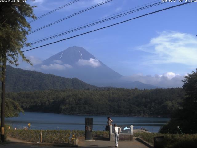 西湖からの富士山