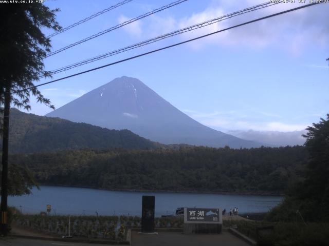 西湖からの富士山