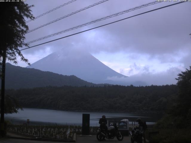 西湖からの富士山
