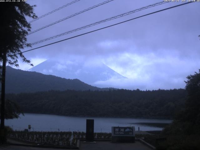 西湖からの富士山