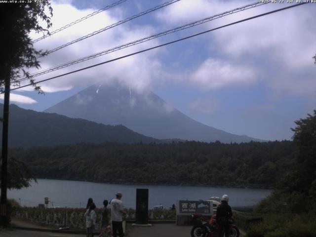 西湖からの富士山