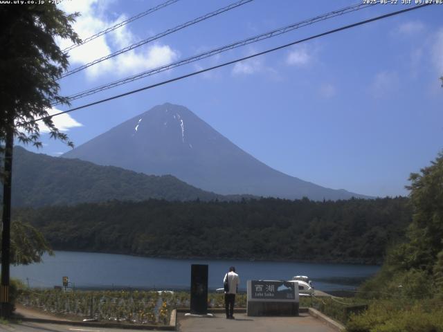 西湖からの富士山