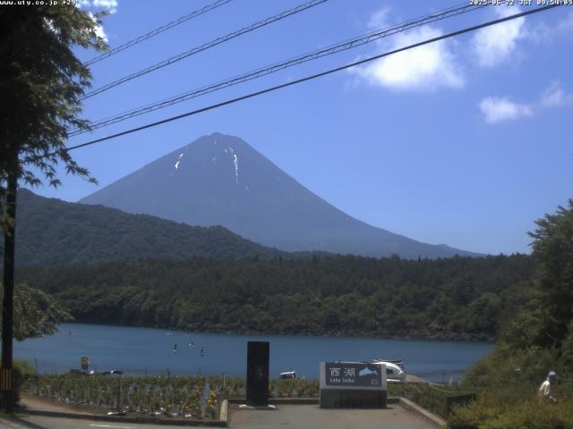 西湖からの富士山