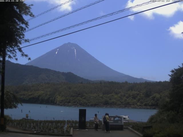 西湖からの富士山