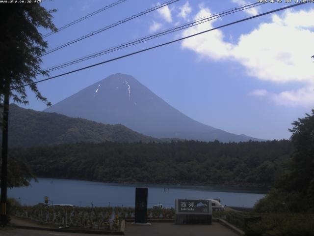 西湖からの富士山
