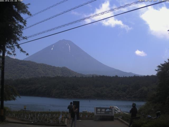 西湖からの富士山