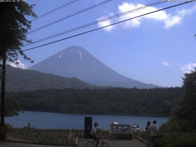 西湖からの富士山