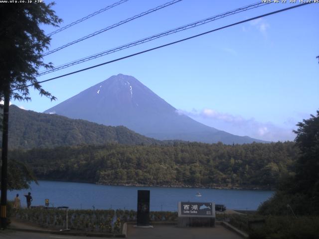 西湖からの富士山