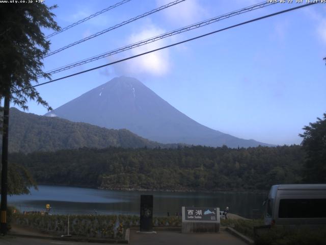 西湖からの富士山