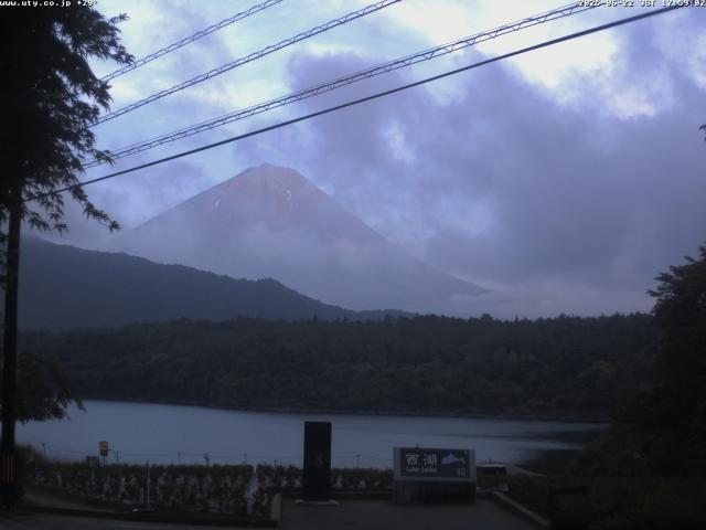 西湖からの富士山