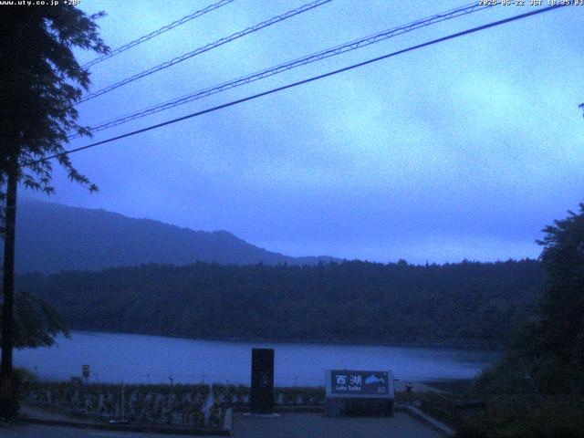 西湖からの富士山
