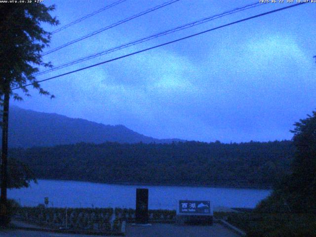 西湖からの富士山