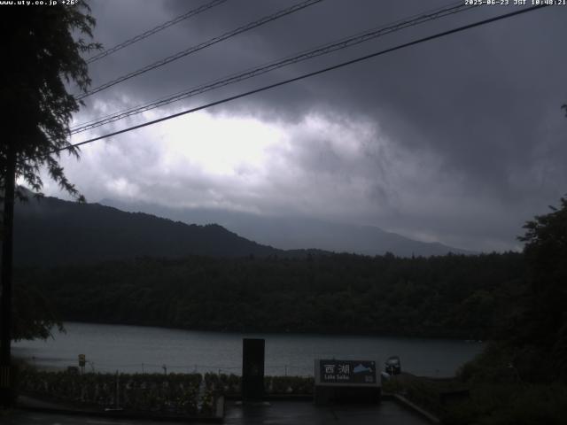 西湖からの富士山