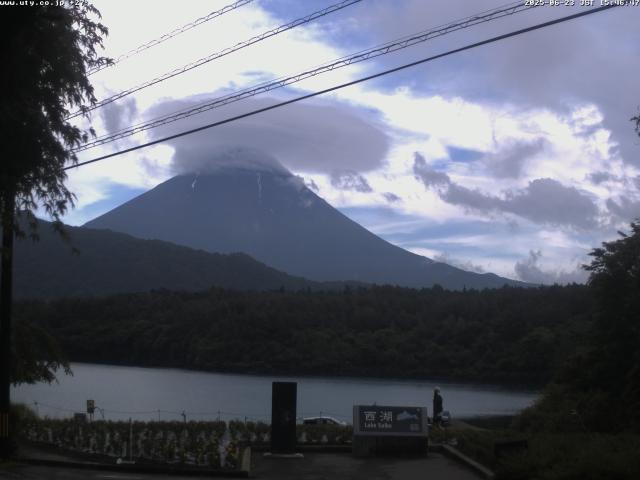 西湖からの富士山