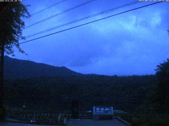 西湖からの富士山