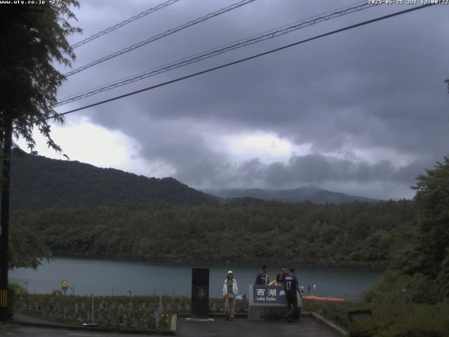 西湖からの富士山