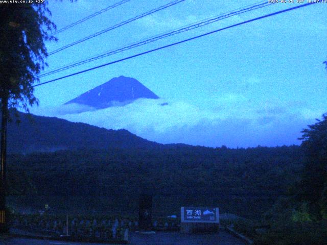 西湖からの富士山