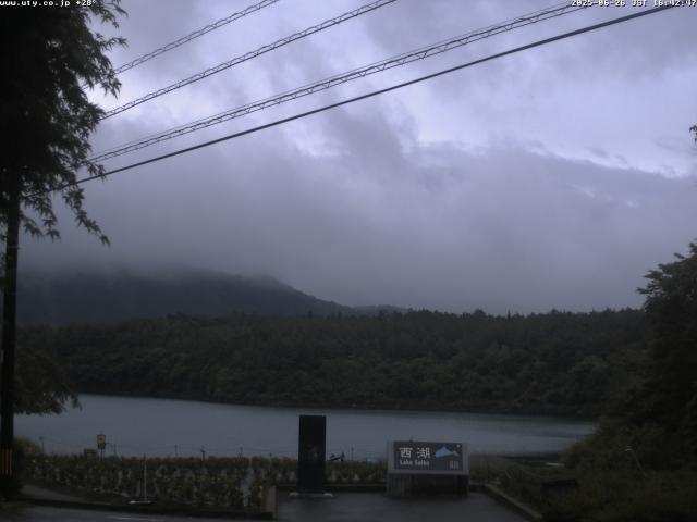 西湖からの富士山