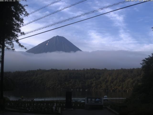 西湖からの富士山