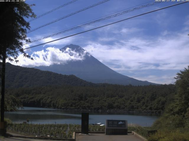 西湖からの富士山