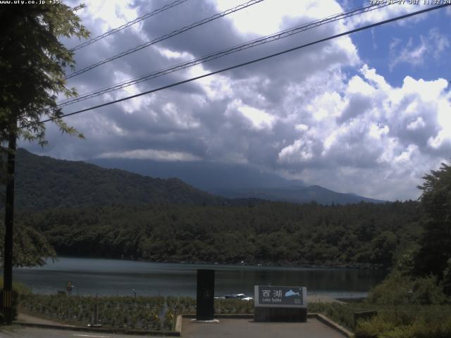 西湖からの富士山