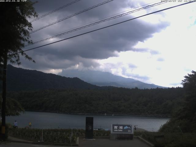 西湖からの富士山