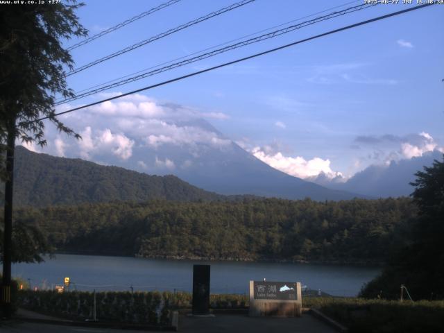 西湖からの富士山