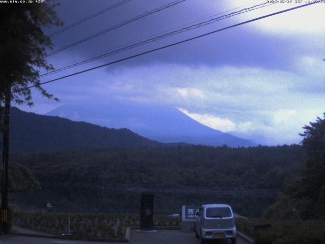 西湖からの富士山