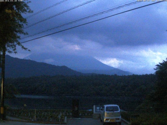 西湖からの富士山