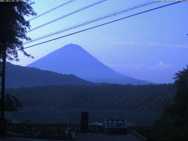 西湖からの富士山