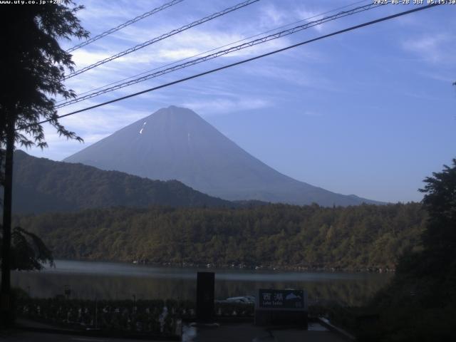 西湖からの富士山