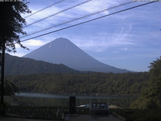 西湖からの富士山