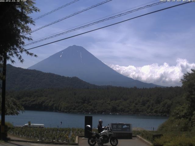 西湖からの富士山