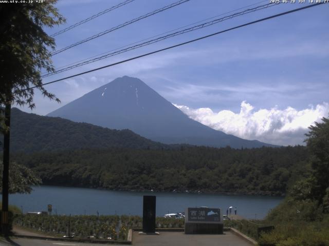 西湖からの富士山
