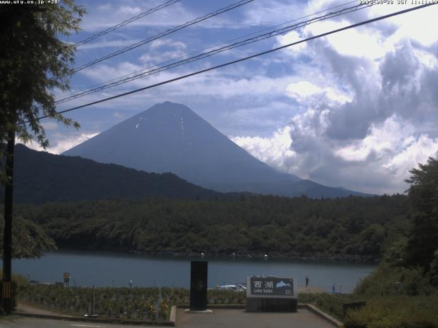 西湖からの富士山