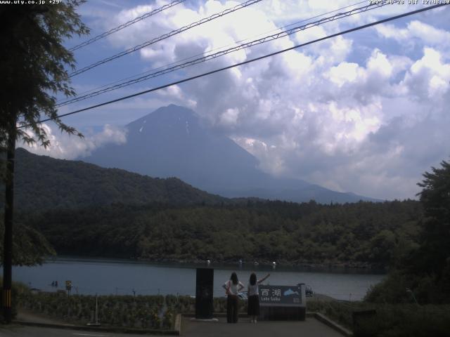 西湖からの富士山