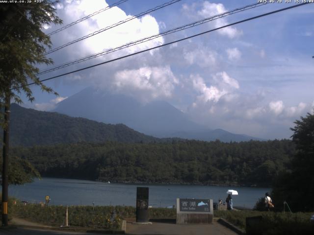 西湖からの富士山