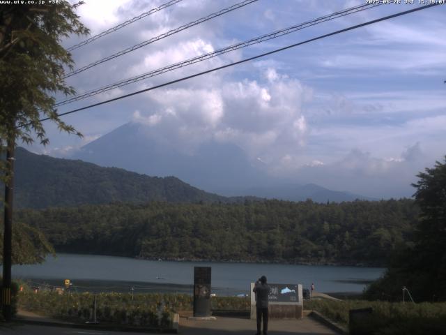 西湖からの富士山