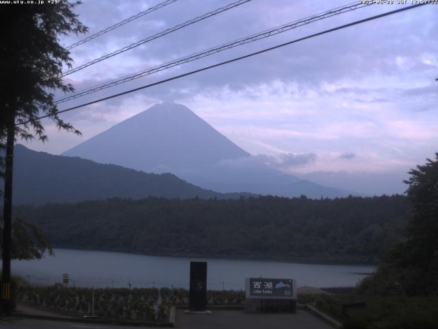 西湖からの富士山