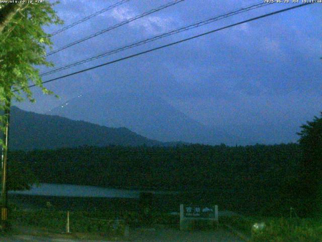 西湖からの富士山