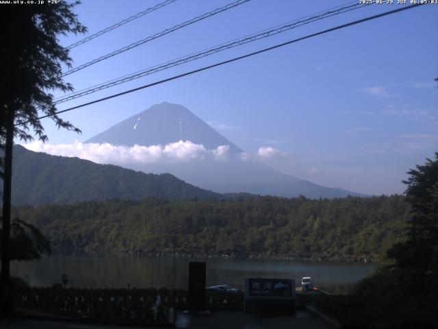 西湖からの富士山