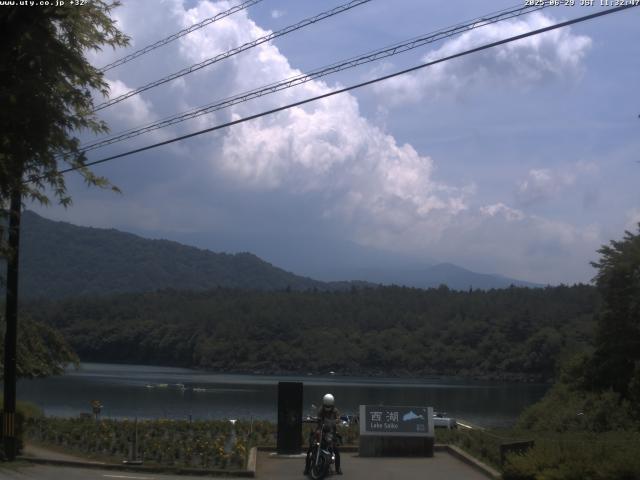西湖からの富士山