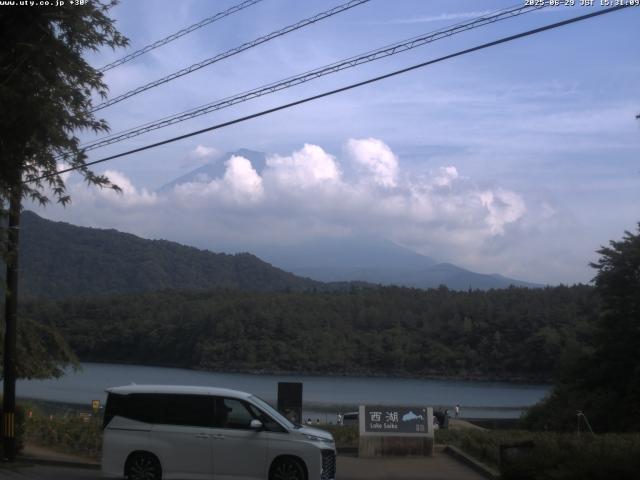 西湖からの富士山
