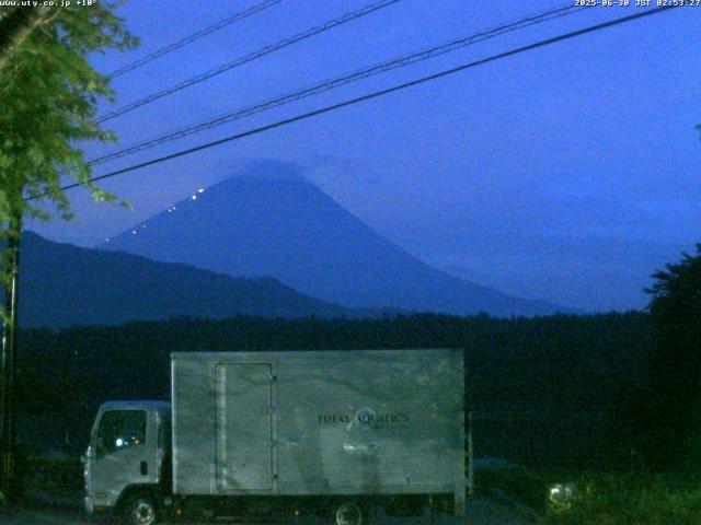 西湖からの富士山