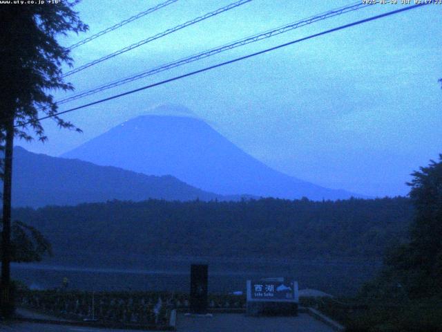 西湖からの富士山