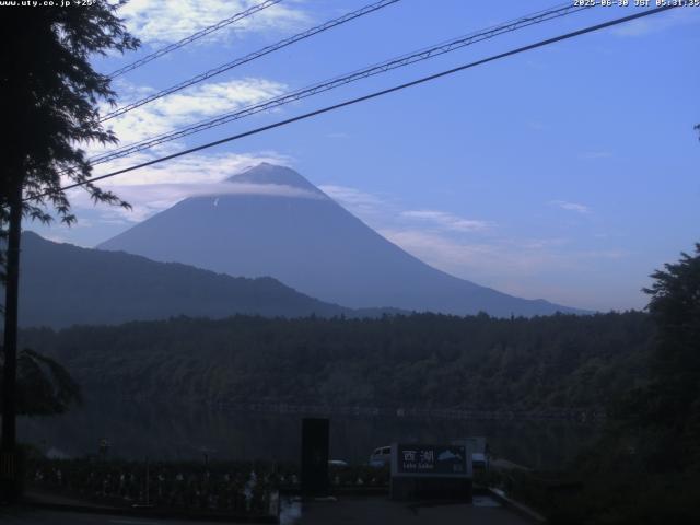 西湖からの富士山