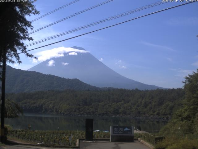 西湖からの富士山
